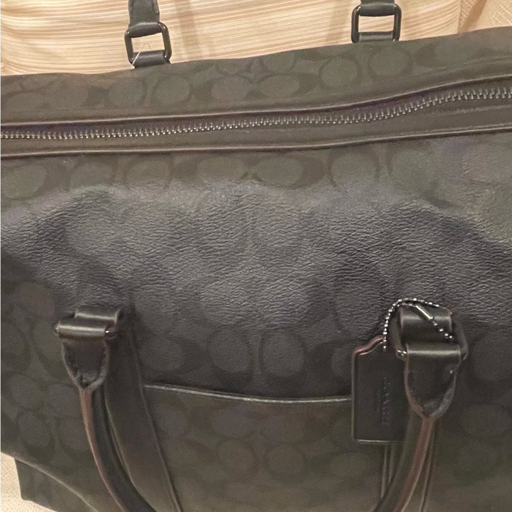 Coach Black and Brown Duffel Bag - Picture 7 of 7